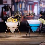 Elegant Deer Iron Cocktail Glass - Unique Glassware For Parties And Bars 6 1009 78Bb7B