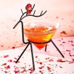 Elegant Deer Iron Cocktail Glass - Unique Glassware For Parties And Bars 5 1009 A9885E