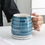 Hand-Painted Japanese Ceramic Mug - 500Ml Large Porcelain Coffee &Amp; Tea Cup 3 1028 443A5E