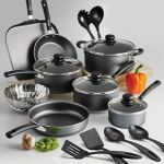 18-Piece Non-Stick Cookware Set, Easy-Clean, Gray 1 114 457391