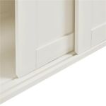 White Antique Sliding Door Buffet Sideboard 7 1575 E00A58