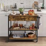 Versatile 3-Tier Rolling Kitchen Cart With Storage 1 1589 F0Dabb