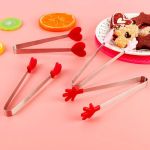 Creative Small Palm Heart Silicone Food Tongs 3 2168 5729B4