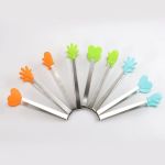 Creative Small Palm Heart Silicone Food Tongs 4 2168 Edcc0B