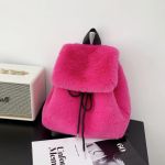 Harajuku Leopard Faux Fur Backpack For Women 5 2849 Ee7399