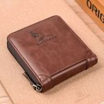 Compact Rfid-Blocking Genuine Leather Wallet For Men 2 3544 37A18F