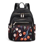 2023 Trendy Floral Print Nylon Backpack For Women 2 3644 B33394