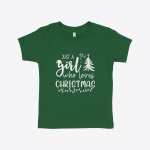 Girl Who Loves Christmas Toddler Girls' Jersey Short-Sleeve T-Shirt 1 4491 7Ffcc0