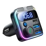 Bluetooth 5.3 Fm Transmitter With 48W Pd &Amp; Qc3.0 Car Charger, Dual Mics &Amp; Hands-Free Calling 1 5900 69147E