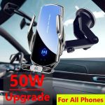 50W Wireless Car Charger With Air Vent Stand &Amp; Fast Charging Station For Iphone &Amp; Samsung 6 5913 Acc689