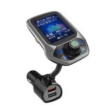 Bluetooth Fm Transmitter With 1.8&Quot; Color Display, Handsfree Car Kit &Amp; Dual Usb Charger 5 6514 4Be249