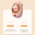Rechargeable Cute Deer Mini Hand Warmer Portable Heater 4 7794 9Fface