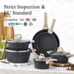 10-Piece Nonstick Granite Cookware Set: Premium Stone Pots And Pans For All Cooking Needs 3 99 7Bf9Ea
