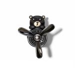 Refreshing Pilot Bear Car Air Freshener With Rotating Propeller - Lemon Scent 1 10184 9F05Dd