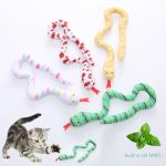 Greedy Snake Catnip Toy: Plush, Interactive Play For Cats &Amp; Small Dogs 3 10296 642321
