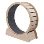 Wooden Round Cat Exercise Wheel All-Natural &Amp; Stylish 1 10302 352C44