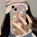 3D Cartoon Duck Cake Gradient Wave Silicone Case For Iphone Models 4 10817 9E2F0D