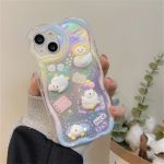 3D Cartoon Duck Cake Gradient Wave Silicone Case For Iphone Models 3 10817 Ea8Acc