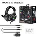 Wired Stereo Gaming Headset With Dynamic Immersive Sound &Amp; Led Lights 5 11915 6226B3