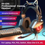 Cat Ear Rgb Gaming Headset With Hd Noise-Cancelling Mic &Amp; 3D Hifi Sound 2 12391 98A285