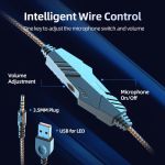 Cat Ear Rgb Gaming Headset With Hd Noise-Cancelling Mic &Amp; 3D Hifi Sound 7 12391 Bc4213