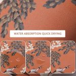 Modern Geometric Polyester Dish Drying Mat 3 8793 69B645