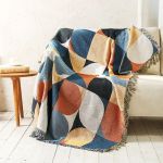 Bohemian Plaid Multi-Purpose Cotton Blend Blanket 4 9166 141293