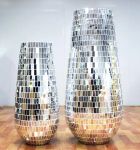 Self-Adhesive Real Glass Mini Square Mirror Mosaic Tiles 7 9421 A22Bdd